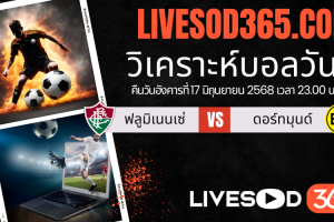 ทีเด็ดวิเคราะห์บอลประจำวันอังคาร ชิงแชมป์สโมสรโลก ฟลูมิเนนเซ่ -vs- ดอร์ทมุนด์