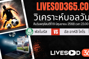 ทีเด็ดวิเคราะห์บอลประจำวันพฤหัสบดี ชิงแชมป์สโมสรโลก พัลไมรัส -vs- อัล อาห์ลี ไคโร